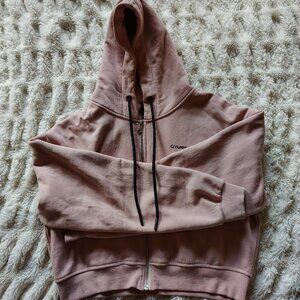 Gym Reapers Medium Hoodie in Taupe/Pink